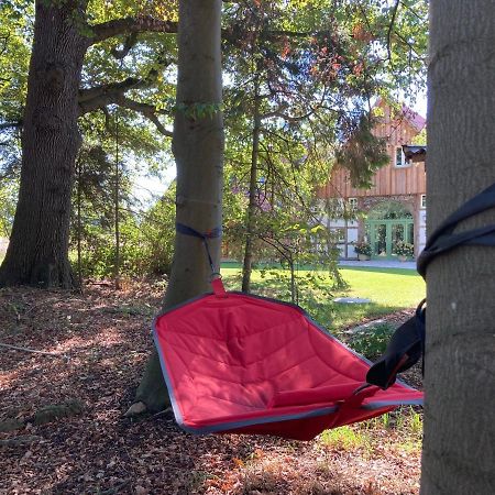Zum Heuerling Ferienwohung Im Alten Stall Mit Sauna Versmold Exteriér fotografie