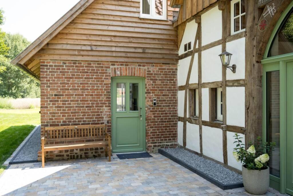 Zum Heuerling Ferienwohung Im Alten Stall Mit Sauna Versmold Exteriér fotografie