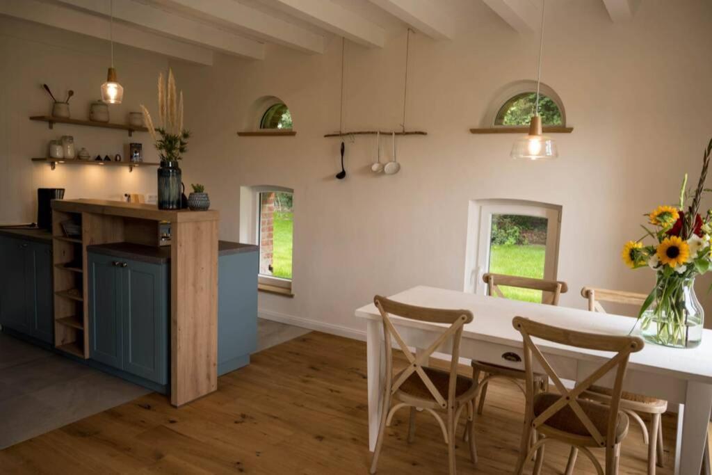 Zum Heuerling Ferienwohung Im Alten Stall Mit Sauna Versmold Exteriér fotografie
