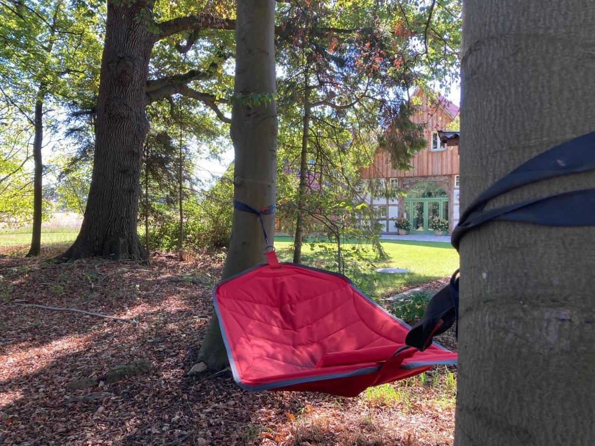 Zum Heuerling Ferienwohung Im Alten Stall Mit Sauna Versmold Exteriér fotografie